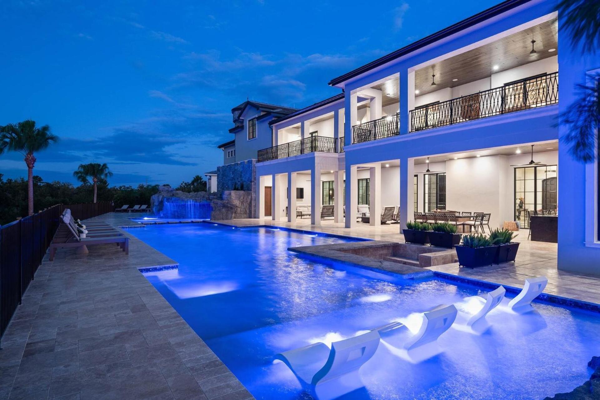 Luxurious 15 Bedroom Villa In Orlando6515 คิสซิมมี ภายนอก รูปภาพ